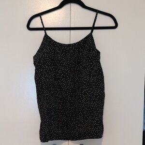 Madewell Black and White Polka Dot Camisole